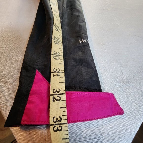The North‎ Face Women's Hyvent Windbreaker Rain Jacket Hooded Black/Pink SP - Picture 7 of 12